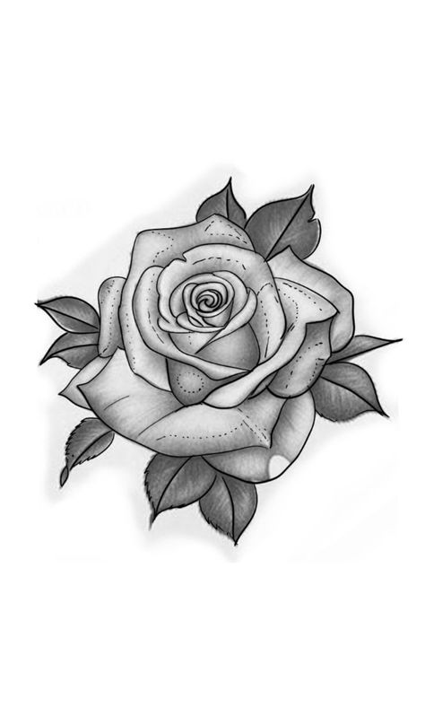 Rose Flower Tattoo Stencil, Rose Tattoo Shaded, Rose Tattoo Design For Men, Rose Tattoo Stencil Outline, Shading Tattoo Designs, Rose Tattoo Outline, Rose Outline Tattoo, Rose Tattoo Hand, Roses Tattoo Design