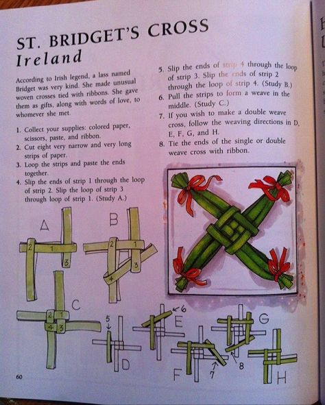 St Bridget’s Cross, Brigid Cross How To Make, Bridget Cross How To Make, St Brigid Cross Diy, Brigids Cross How To, St Bridget Cross, How To Make Brigid Cross, How To Make A Brigids Cross, Diy Brigid Cross