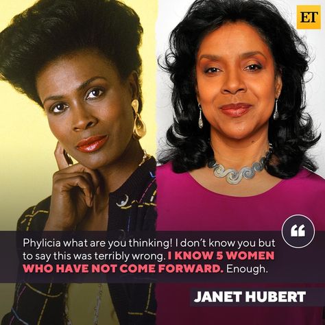 Janet Hubert, Phylicia Rashad, S Initial, Bill Cosby, Entertainment Tonight, Everyone Knows, Thinking Of You, Initials, Entertainment