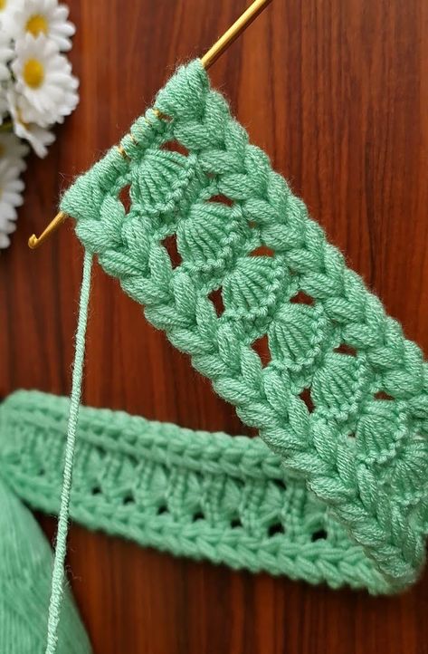 Háčkované Lemy, Tunisian Crochet Patterns, Tunisian Crochet Stitches, Crochet Stitches Free, Crochet Edging Patterns, Easy Crochet Stitches, Crochet Stitches Video, Crochet Stitches For Beginners, Crochet Pillow