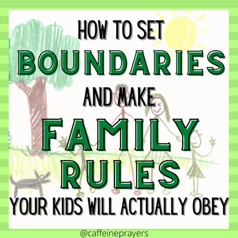 Bored Acronym For Kids, Setting Boundaries With Kids, Family Rules And Consequences, Family Rules For Kids, House Rules For Kids, Christian Family Rules, Boundaries For Kids, Family Rules Printable, Establish Boundaries