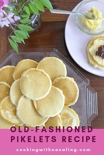 Pikelet Recipe, Nz Recipes, Mini Pancakes Recipe, Aussie Recipes, Australia Recipes, Gym Snacks, Kitchen Entertaining, Oven Pancakes, Afternoon Tea Cakes