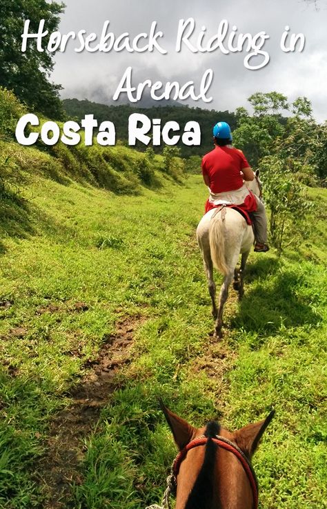 Go horseback riding in Arenal, Costa Rica for gorgeous views of the volcano and rainforest Costa Rica Aesthetic, Rica Aesthetic, Costa Rica With Kids, Arenal Costa Rica, Costa Rica Travel Guide, San Jose Costa Rica, Arenal Volcano, Honeymoon Locations, Costa Rica Vacation