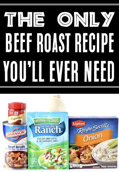 Beef Roast Crockpot Recipes Ranch Pot Roast Crock Pot Recipes, Pit Roast Crock Pot Easy Recipes, Slow Cooker Ranch Beef Pot Roast, Chuck Roast Crock Pot Recipes Ranch, Beef Roast Crockpot Recipes With French Onion Soup, Boneless Arm Roast Recipes, Best Crockpot Beef Roast, Beef Roast Crockpot Recipes Ranch Packet, Crock Pot Rump Roast Slow Cooker