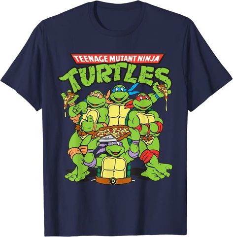 Heroes in a half shell... Eating Pizza!! Trending Graphic Tees, Tmnt Turtles, Retro Logo, Logo Tee, Mutant Ninja, Pullover Men, Teenage Mutant Ninja Turtles, Teenage Mutant Ninja, Teenage Mutant