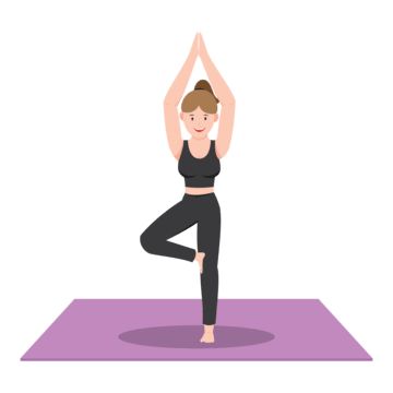 Yoga Png, Yoga Background, Yoga Tree Pose, Yoga Clipart, Aerial Yoga Poses, Yoga Tree, Meditation Poses, Cartoon Clipart, Tree Clipart