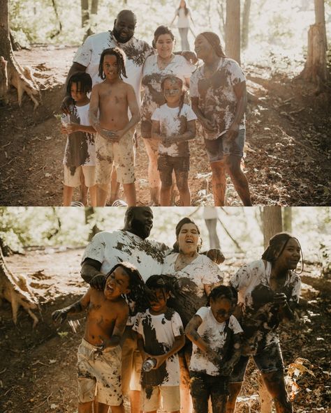 Want to have a super fun yet messy photoshoot!? Have a mud fight! This mom surprised her family with a fun mud fight in the woods! I would do a session like this again in a heartbeat! Who else?! #mudfight #mudphotoshoot #family #photographer #photography #chathamkent #tilburyphotographer Messy Photoshoot, Mary Berg, Chatham Kent, Photographer Photography, Ontario Canada, In The Woods, In A Heartbeat, Family Photographer, Ontario