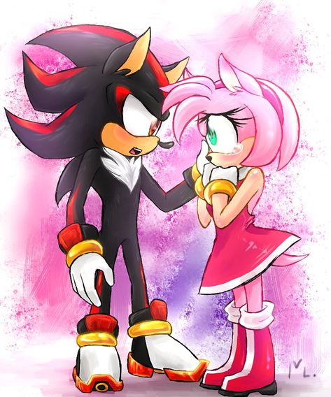 Don't Cry by Sn0wyAnGel Shadamy Comics, Shadow And Maria, Contest Prize, Shadow And Amy, Amy The Hedgehog, Sonic And Amy, Drawing Games, Sonic And Shadow, Sonic Fan Art