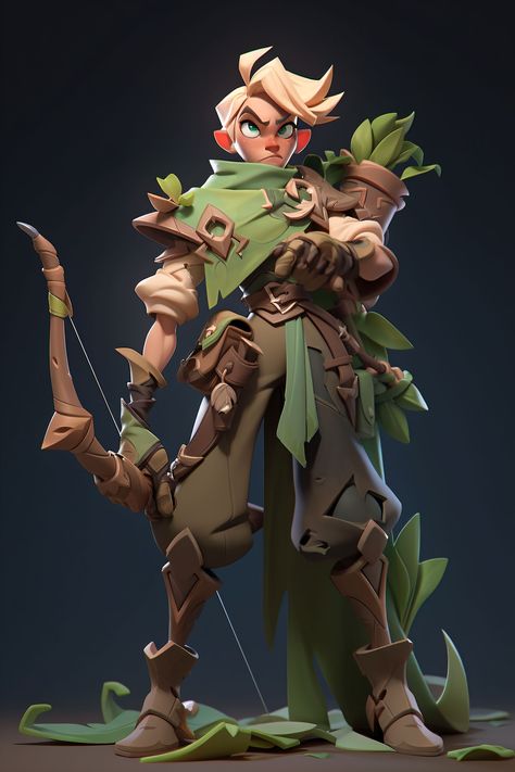 ArtStation - AI-20230417_02 Fantasy character Stylised Male Character, Stylised Character Concept Art, Fantasy 3d Art, Concept Design Character, D&d Portrait, Character Design Stylized, Stylized Character Concept Art, Stylized Character Design, Stylised Character