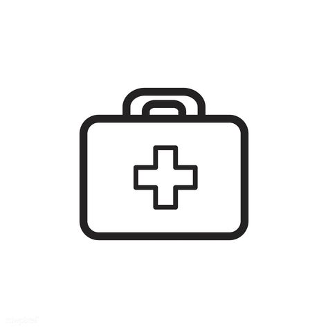 First Aid Symbol, First Aid Box Drawing, First Aid Drawing, First Aid Aesthetic, First Aid Kit Drawing, Boarders Designs, Blanket Warmer, Boarders Designs For Projects, Doctor Logos