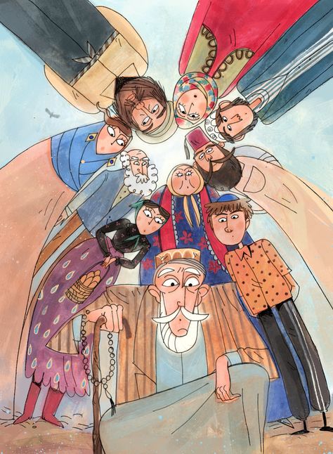 Painterly Illustration, Julia Sarda, Retriever Illustration, Unusual Perspective, Advanced Fashion, Child Illustration, Spring Drawing, Character Studies, Children's Book Characters