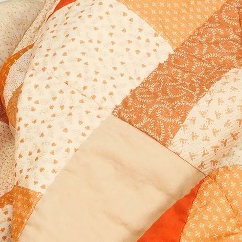 Jacque Ann on Instagram: "Handmade orange patchwork throw quilt offers a cozy and stylish addition to any home. #design #style #beautiful #handmadewithlove #handcrafted #girlboss #homedecor #quilting #quilt #patchwork #patchworkquilt" Patchwork Throw, Orange Quilt, Quilt Patchwork, Handmade Quilts, Throw Quilt, Patchwork Quilts, Design Style, Home Design, Quilting