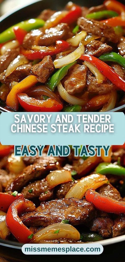 Savor the taste of tender beef with this delectable Chinese onion pepper steak recipe. Featuring juicy strips of flank steak, crunchy bell peppers, and sweet onions all tossed in a rich soy sauce marinade, every bite is a flavor explosion. With easy-to-follow steps, this stir-fry can be prepared in just 30 minutes, making it an ideal choice for a busy lifestyle. Pair it with steamed rice or noodles to soak up all that delicious sauce, and enjoy a taste of authentic Asian cuisine right at home! Chinese Steak, Soy Sauce Marinade, Pepper Steak Recipe, Sweet Onions, Easy Steak Recipes, Marinated Beef, Pepper Steak, Steak Bites, Steak Recipe