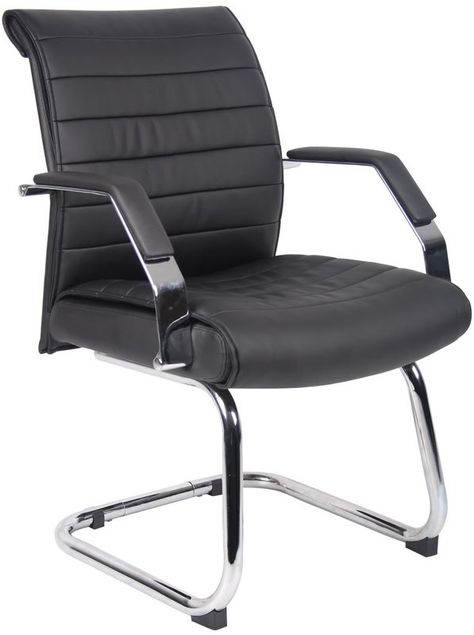 Guest Chair Office Guest Chairs, Waiting Room Chairs, Office Chair Without Wheels, Boss Office, Oversized Chair, Reception Chair, Mid Century Modern Dining, Guest Chair, Black Chair