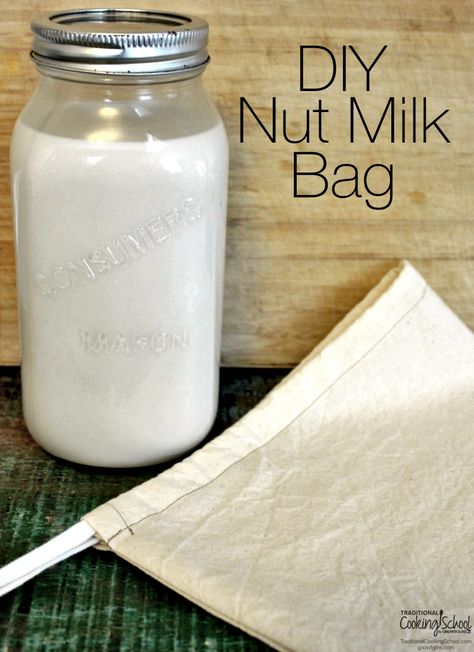 Imbolc Ideas, Diy Nut Milk, Homemade Nut Milk, Smoothies With Almond Milk, Healthy Nuts, Nut Milk Bag, Eat Snacks, Bagged Milk, Vegan Milk