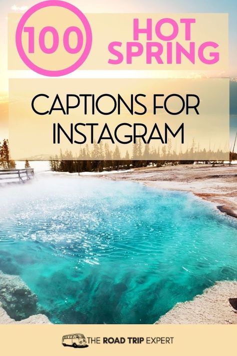 Hot Springs Captions for Instagram Waterfall Captions, Day Captions, Spa Quotes, Ways To Save Water, Instagram Post Captions, Captions For Instagram Posts, Incredible Photos, Spring Quotes, Aesthetic Captions