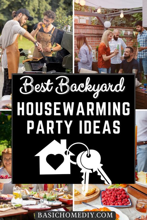 "Celebrate your new space with the best backyard housewarming party ideas! Explore creative themes, delicious food options, and charming decorations to make your housewarming party a memorable event. Discover thoughtful party favors to share the joy with your guests. Dive into our guide for everything you need to throw a perfect backyard housewarming celebration. Backyard Housewarming Party, House Decorating Ideas Bedroom, Housewarming Party Ideas, Housewarming Party Food, Housewarming Party Themes, Housewarming Party Favors, Housewarming Party Decorations, Ideas For Food, House Warming Party