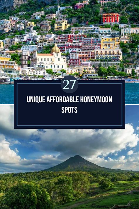 Planning a dream honeymoon without breaking the bank? Discover 27 unique affordable honeymoon destinations that offer the perfect blend of romance and breathtaking scenery. From the storybook charm of Positano to the laid-back beaches of Costa Rica, find budget-friendly options that create unforgettable memories. Gather inspiration from stunning locations, including tropical getaways and hidden gems that cater to all tastes. Affordable honeymoon ideas await, making your special trip both memorable and economical. Explore the world and celebrate love without overspending! National Park Honeymoon, Honeymoon In Iceland, Best Honeymoon Destinations In The Us, Winter Honeymoon Destinations, Budget Honeymoon Destinations, European Honeymoon Destinations, Budget Friendly Honeymoon Destinations, Affordable Honeymoon Destinations, Cheap Honeymoon Destinations