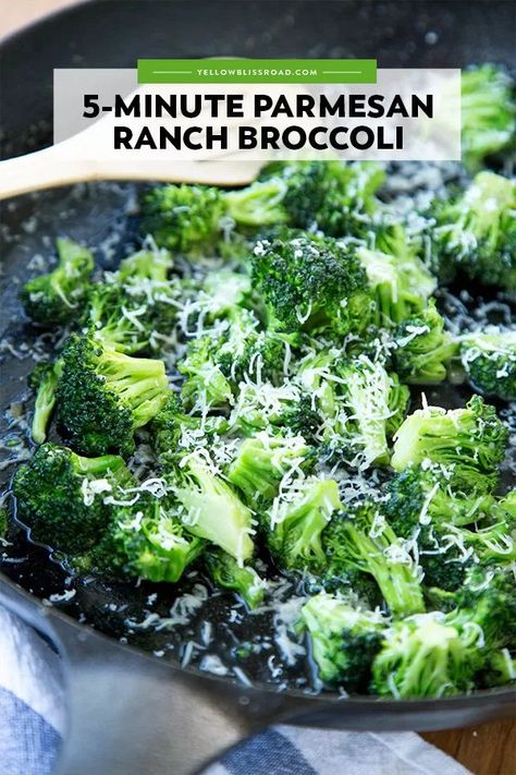 Looking for the perfect quick and easy vegetable side dish that your kids will go nuts for? Look no further than this 5-Minute Parmesan Ranch Broccoli! #sidedish #vegetables #broccoli Ranch Broccoli, Easy Vegetable Side Dish, Parmesan Ranch, Broccoli Side Dish, Easy Vegetable Side Dishes, Vegetable Side Dish, Easy Vegetable, Vegetable Side Dishes Recipes, Side Dishes Recipes