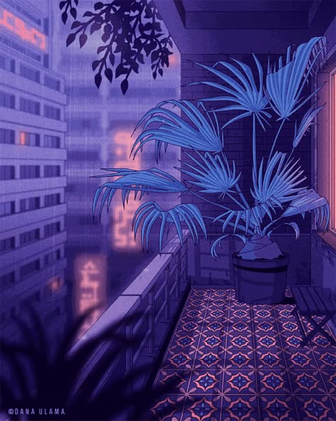 Purple Lofi Aesthetic Anime, Rain Lofi Aesthetic, Vaporwave Aesthetic Gif, Dark Vaporwave Aesthetic Wallpaper, Purple Vaporwave Aesthetic, Lilac Gif, Dark Lofi Aesthetic, Dark Vaporwave Aesthetic, Lofi Aesthetic Gif