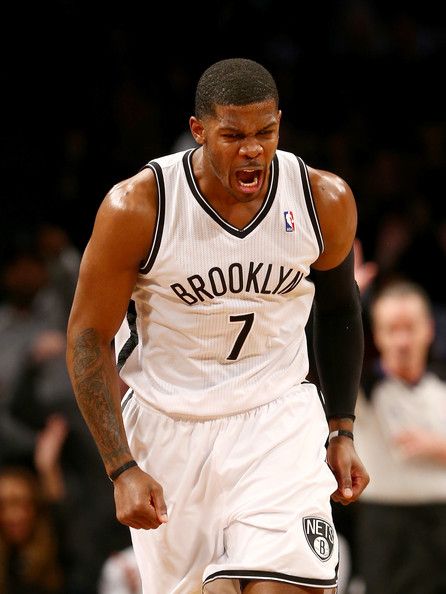 Joe Johnson of the Brooklyn Nets is an intense and experienced basketball player. Expect more clutch shots this season and many seasons after! Jason Richardson, Brooklyn Basketball, Joe Johnson, The Triplets, Nets Jersey, Basketball Highlights, Basketball Photos, Basketball Net, Nassau Bahamas