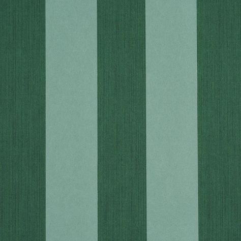 Stripe Furniture, Dark Green And Light Blue, Striped Furniture, Green Wallpapers, Wide Wallpaper, Dark Green Wallpaper, Schumacher Wallpaper, Painting Antique Furniture, Bath Pillows