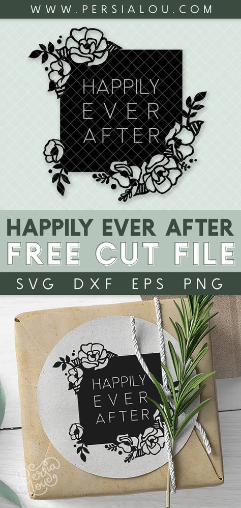 Free Happily Ever After Wedding SVG Cut File - Persia Lou Cricut Wedding Cards Free Svg, Wedding Card Cricut Free, Cricut Wedding Cards Free, Free Svg Files For Cricut Wedding Invitation, Wedding Svg Free, Wedding Card Svg Free, Free Wedding Svg Files For Cricut, Wedding Svg Files Free, Cricut Wedding Cards