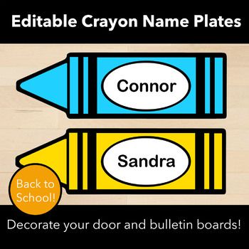 Locker Name Tags, Cubby Labels, School Countdown, Bulletin Boards Theme, Printables Ideas, Desk Name Tags, School Doors, Diy School Supplies, Name Plates