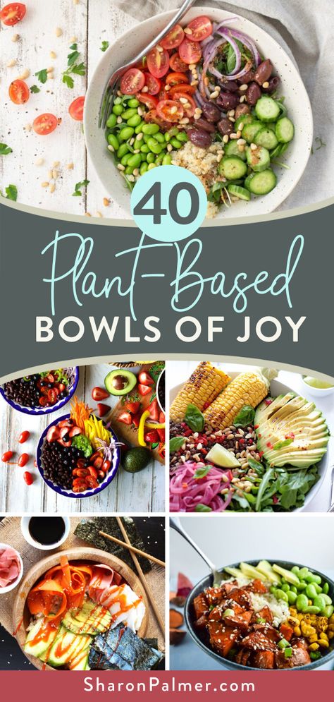 Plant Based Inspiration, Plant Based Bowls Easy, Glory Bowl Recipe, Plant Based Power Bowls, Plant Based Taco Bowl, Plant Based Bowls Healthy, Whole Food Plant Based Bowls, Healthy Salad Bowls Clean Eating, Plant Based Rice Bowls