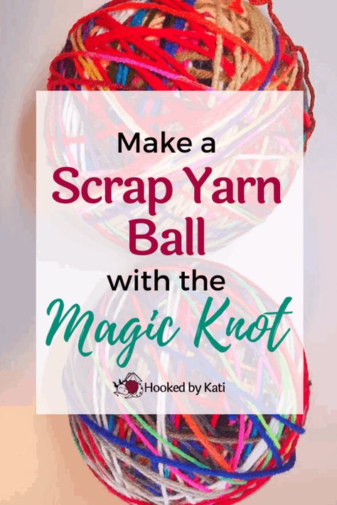 Scrappy Knitting Projects, Yarn Scrap Projects, Crochet Patterns Quick, Yarn Join, Leftover Yarn Project, Join Yarn, Granny Square Ideas, Joining Yarn, Scrap Crochet