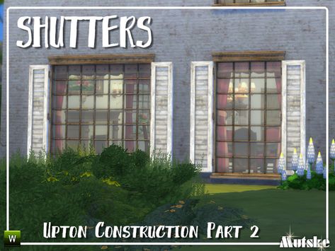 Window Shutters, Sims Community, Sims 4 Cc, The Sims Resource, Sims 4 Mods, Sims Resource, Sims 3, The Sims 4, Shutters