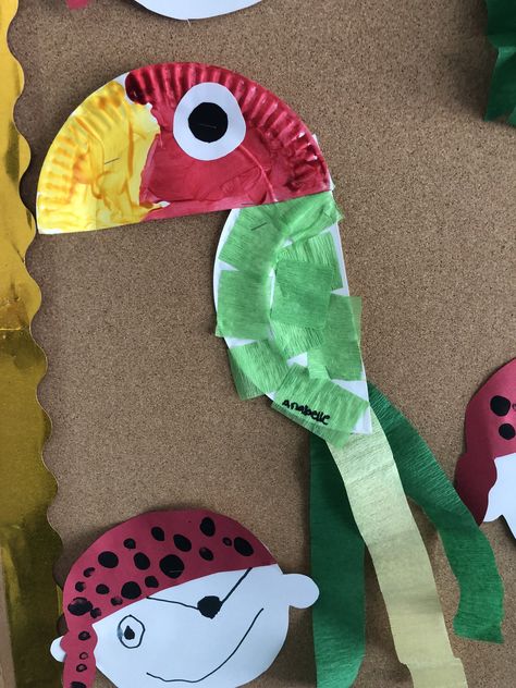 Pirate Art Activities Preschool, Preschool Pirates Crafts, Pirate And Princess Crafts For Preschool, Pirate And Mermaid Theme Preschool, Pirate Crafts Preschool Art Projects, Pirate Crafts For Kindergarten, Pirate Crafts For Infants, Pirate Prek Crafts, Infant Pirate Crafts