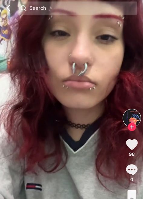 Unusual Face Piercings, Unusual Piercings, Emo Eyebrow Piercing, Hippy Piercings Face, Alt Face Peircings, Goth Face Piercings, Human Teeth, Face Piercings, Facial Piercings