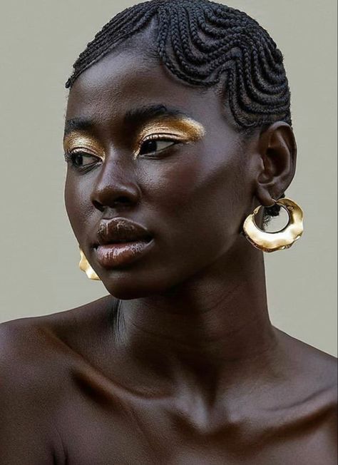 African Skin Care, Waves Haircut, Finger Wave Hair, Short Hair Waves, Nappy Hair, Finger Waves, Short Natural Hair Styles, Arte Fantasy, Brown Skin