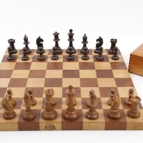 Teak Handmade wooden Chess Board Designed by the Danish company ESA, wooden chess Pieces made by another company, Shipping/selling worldwide 🌍 Follow us: @toughtofindetsy   🦋Please click link in bio 🦋 Wooden Chess Pieces, Wooden Chess Board, Wooden Chess, Chess Pieces, Board Design, Chess Board, Handmade Wooden, Chess, Follow Us