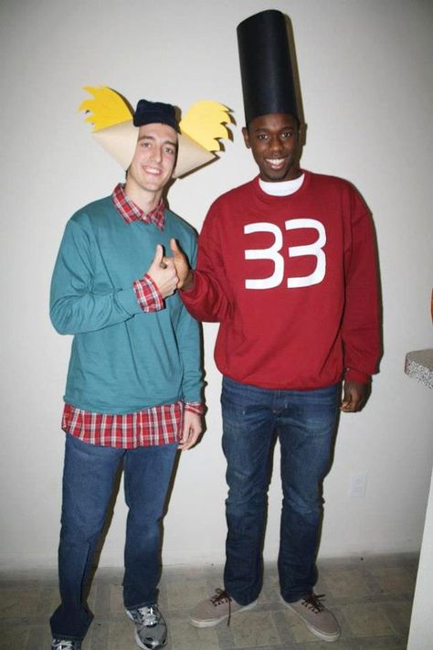 25 Super Last-Minute Halloween Costumes That Will Blow People's Minds Unisex Halloween Costumes, Hallowen Costume Ideas For Men, Guy Halloween Costumes, Halloween Costume Ideas For Guys, Male Halloween Costumes, Diy Funny Halloween Costumes, Costume Ideas For Guys, Men's Halloween Costumes, Couple Characters