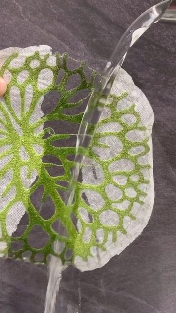 Water Soluble Fabric Art, Water Soluble Stabilizer Embroidery, Lily Pad Embroidery, Water Soluble Fabric Embroidery, Soundproofing Decor, Water Textiles, Water Embroidery, Meredith Woolnough, Soluble Fabric