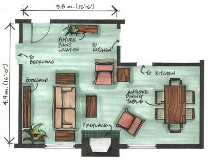 L Shaped Living room as? - I like seeing the sofa pulled away from the wall but the one chair seems to close to the dining room L Shaped Living Room Layout, Dining Room Furniture Layout, L Shaped Living Room, Dining Room Layout, Furniture Placement Living Room, Living Room Dining Room Combo, Living Room And Kitchen, Living Room Furniture Layout, Dining Room Combo