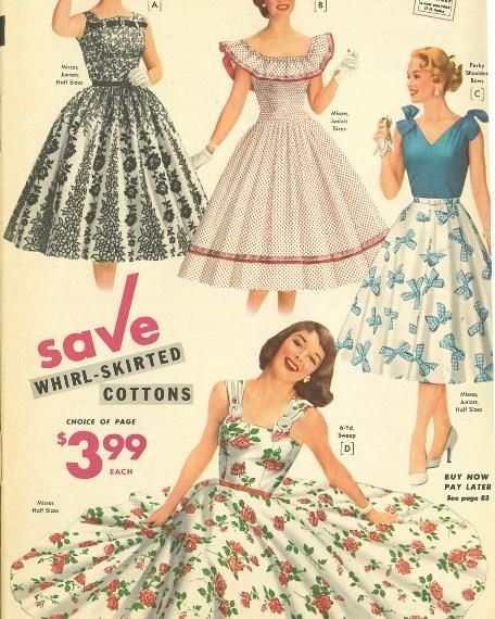 Vintage 1950s Aesthetic, Dress 50s Style, Decades Fashion, 1950s Fashion Women, 1950 Fashion, Vintage Fashion 1950s, Vintage Dress Patterns, Vintage 1950s Dresses, Retro Mode