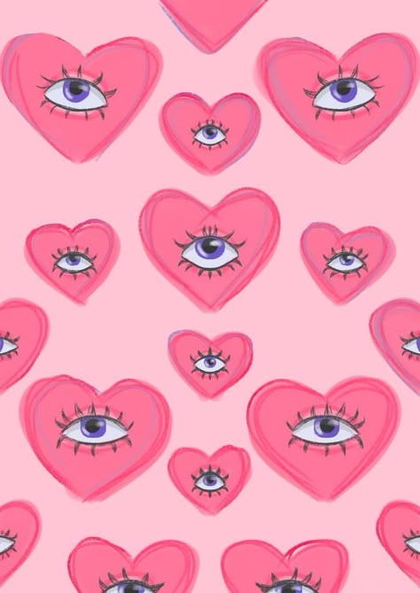 Aesthetic Pink Heart, Wallpaper Corazones, Collage Cutouts, Widget Board, Inspo Art, Pink Tumblr Aesthetic, Pink Wallpaper Backgrounds, Eyes Wallpaper, Iconic Wallpaper