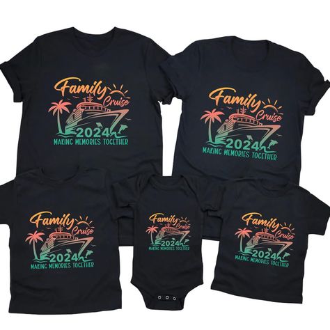 PRICES MAY VARY. Material: pure cotton, soft and comfortable. Design: Take your cruise ship travel to the next level with our holiday t-shirt. Perfect for exploring new destinations! Unique picture design, very beautiful. GREAT CHOICE:Show your family unity with our family holiday matching shirt. It's the perfect addition to any family outing.Take your cruise ship travel to the next level with our holiday t-shirt. Perfect for exploring new destinations! The perfect souvenir for any adventure! Oc Halloween Tops, Ship Travel, Family Unity, Family Cruise Shirts, Cruise Shirts, Cruise Shirt, Shirt Making, Family Cruise, Comfortable Design