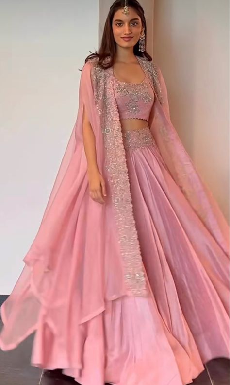 Lehenga Inspo For Bridesmaid, Cape Dress Indian, Sangeet Lehenga, Bridesmaid Lehenga, Choli Dress, Wedding Backdrop Decorations, Wedding Blouse Designs, Wedding Blouse, Indian Gowns