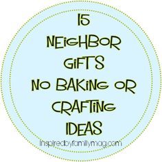 15 neighbor gift ideas- no baking or crafting required! #neighborgifts Birthday Gifts For Neighbors, Neighbor Introduction Ideas, Notepad Gift Ideas, Easter Gifts For Neighbors, Thank You Gift Ideas, Ministering Gifts, Introduction Gift, Welcome New Neighbors, New Neighbor Gifts