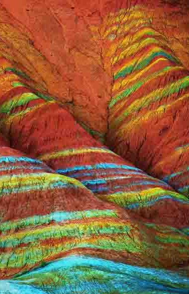 Zhangye Danxia Landform, Zhangye Danxia, Danxia Landform, Natural Layers, Structure Of The Earth, China Aesthetic, Rainbow Mountains, Photography Inspiration Nature, You Are Stronger