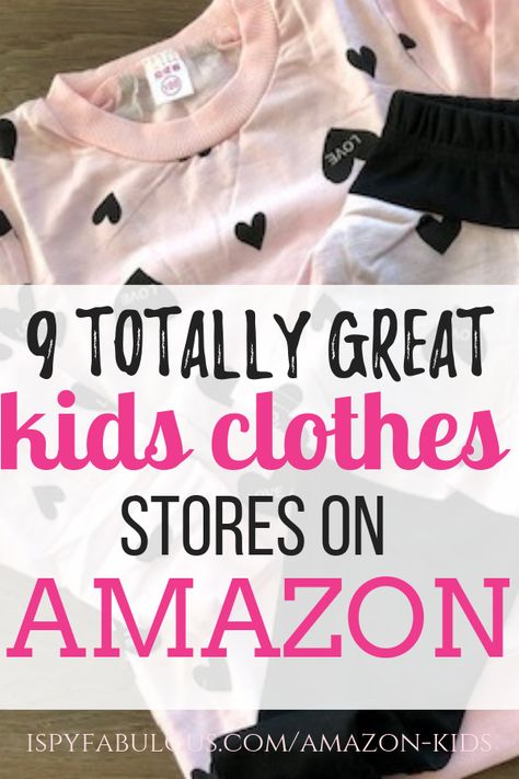 Amazon Girl, Clothing Apps, Clothes Stores, Girls Fall Fashion, Clothes Shops, Childrens Clothing Stores, Cool Kids Clothes, Kids Clothing Brands, Amazon Clothes