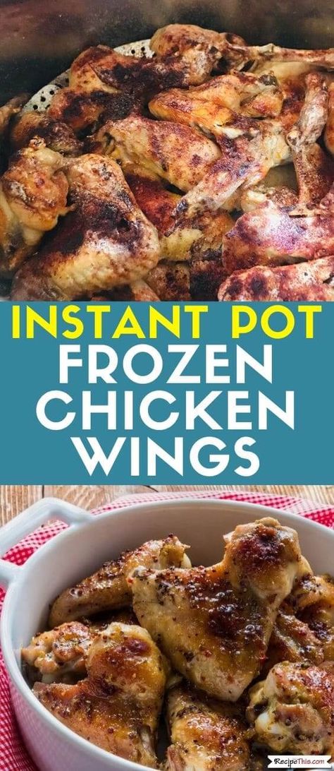 Instant Pot Frozen Chicken Wings. How to instant pot frozen chicken wings. Cook times, seasonings, getting wings crispy and so much more is included in our ultimate guide to cooking instant pot chicken wings from frozen. #instantpot #instantpotrecipes #instantpotchickenwings #chickenwings #frozenwings Instapot Chicken Wings, Chicken Wings From Frozen, Wings From Frozen, Pressure Cooker Chicken Wings, Instant Pot Frozen Chicken, Instant Pot Chicken Wings, Cook Frozen Chicken, Wings Crispy, Easy Chicken Wings