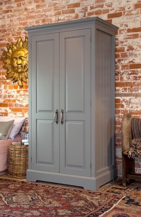 A beautiful freestanding wardrobe in our Artisan style, painted in Birch. http://www.john-lewis.co.uk/bedrooms Freestanding Coat Closet, Ikea Freestanding Wardrobe, Painting A Wardrobe, Free Standing Coat Closet, Freestanding Wardrobe Bedroom, Deco Paint Wardrobe, Painted Wardrobe Ideas, Painted Wardrobes, Freestanding Wardrobe