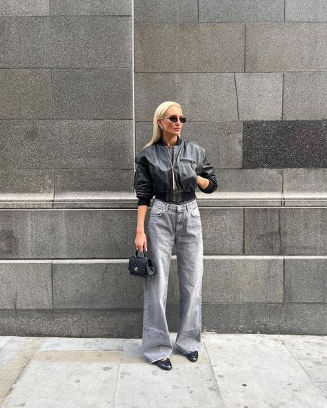 Lovisa Worge, Wide Leg Jeans Outfit, Outfits Con Jeans, Spring 23, Street Style Inspiration, Adriana Lima, Street Style Outfit, Post On Instagram, Jean Outfits