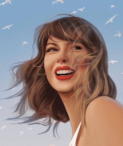 Taylor Swift Drawing, Taylor Swift Images, Human Figure Sketches, Taylor Swift Fan Club, Taylor Swift Cute, Taylor Swift Funny, Pretty Images, Pretty Drawings, Taylor Swift 1989