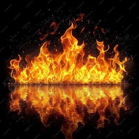 Fiery burning flames on a black background high resolution | Premium AI-generated image Black Background, Black Backgrounds, Graphic Resources, A Black, Resolution, High Resolution, Collage, Quick Saves, Pins